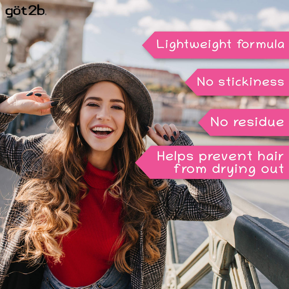 Got2B Insta Hold nozzle close-up highlights easy application for precise styling.