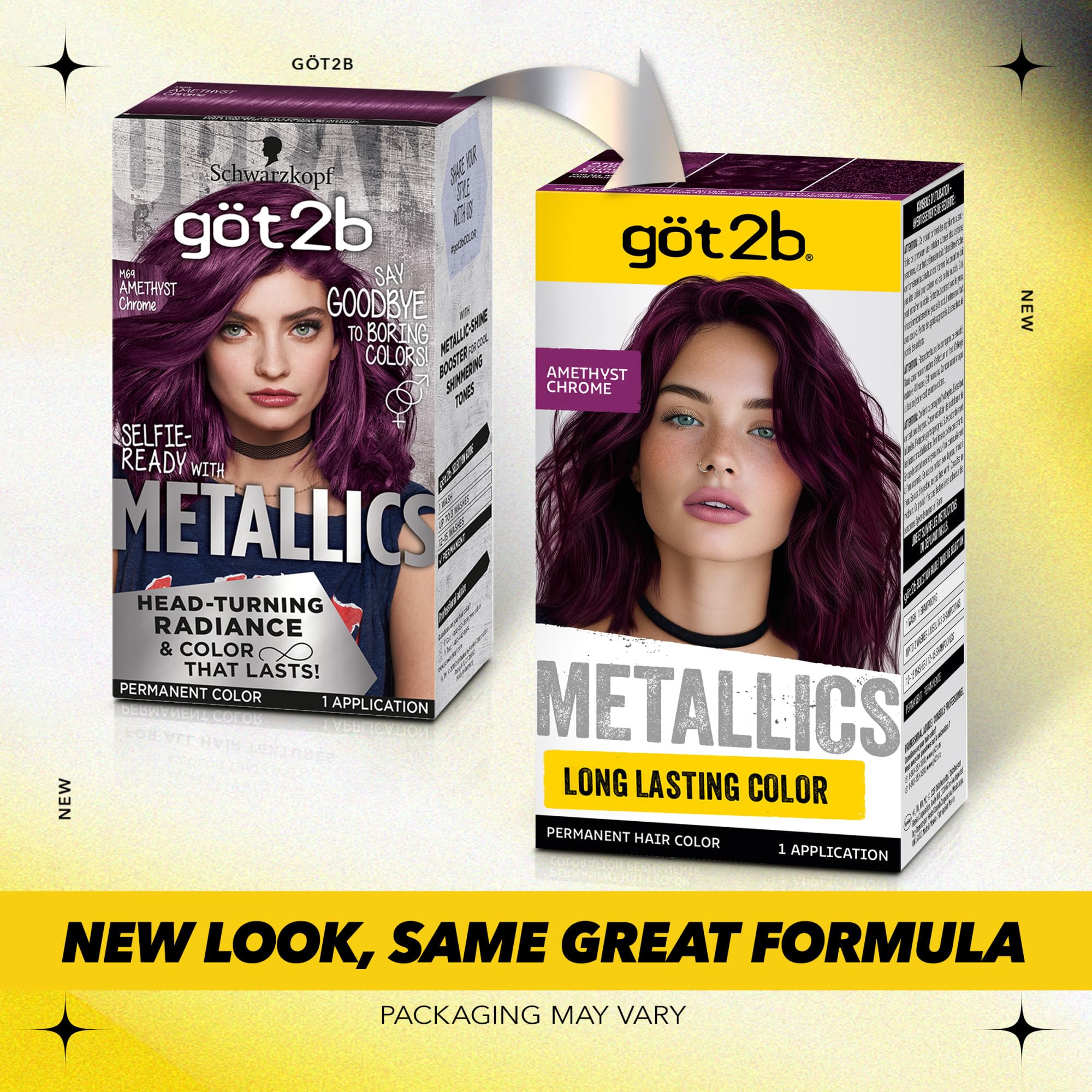 got2b metallics amethyst chrome color cream swatches reveal cool-toned shimmering shade.