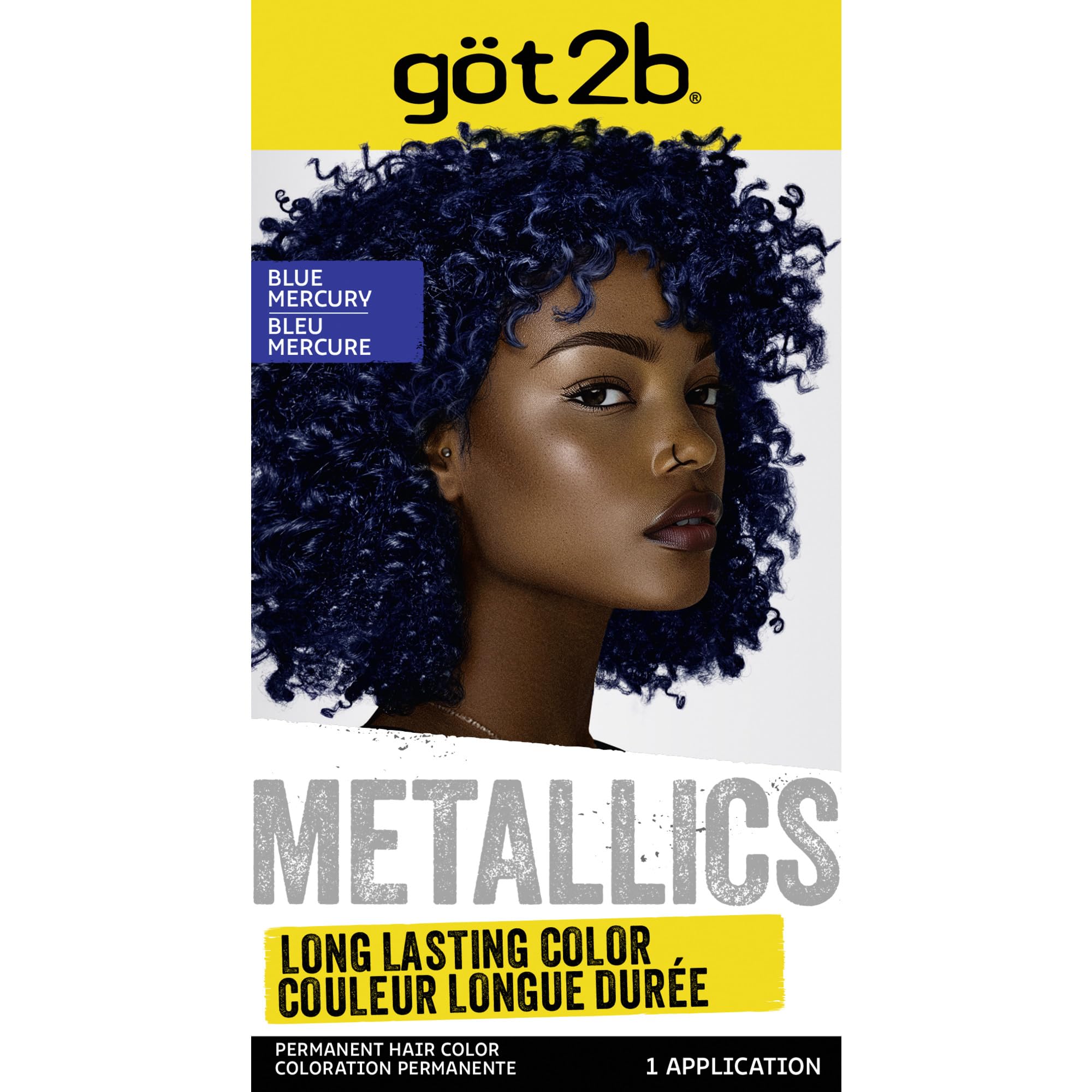got2b Metallics Blue Mercury M67 bottle with cool metallic shine preview for bold styling