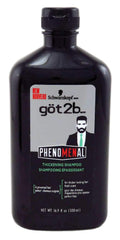 Got2B Phenomenal 2-in-1 thickening shampoo bottle promises fuller-looking hair and fresh scent.