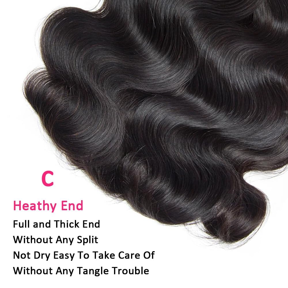 Gotcosy body wave bundles with full density and thick ends for natural fullness.