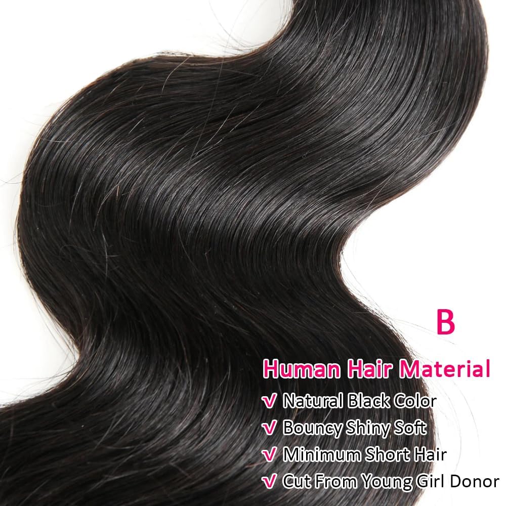 Gotcosy 14A body wave bundles silky-soft hair texture for smooth styling.