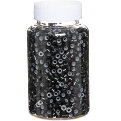 GOTDYA 5mm black extension beads for secure hair extensions.