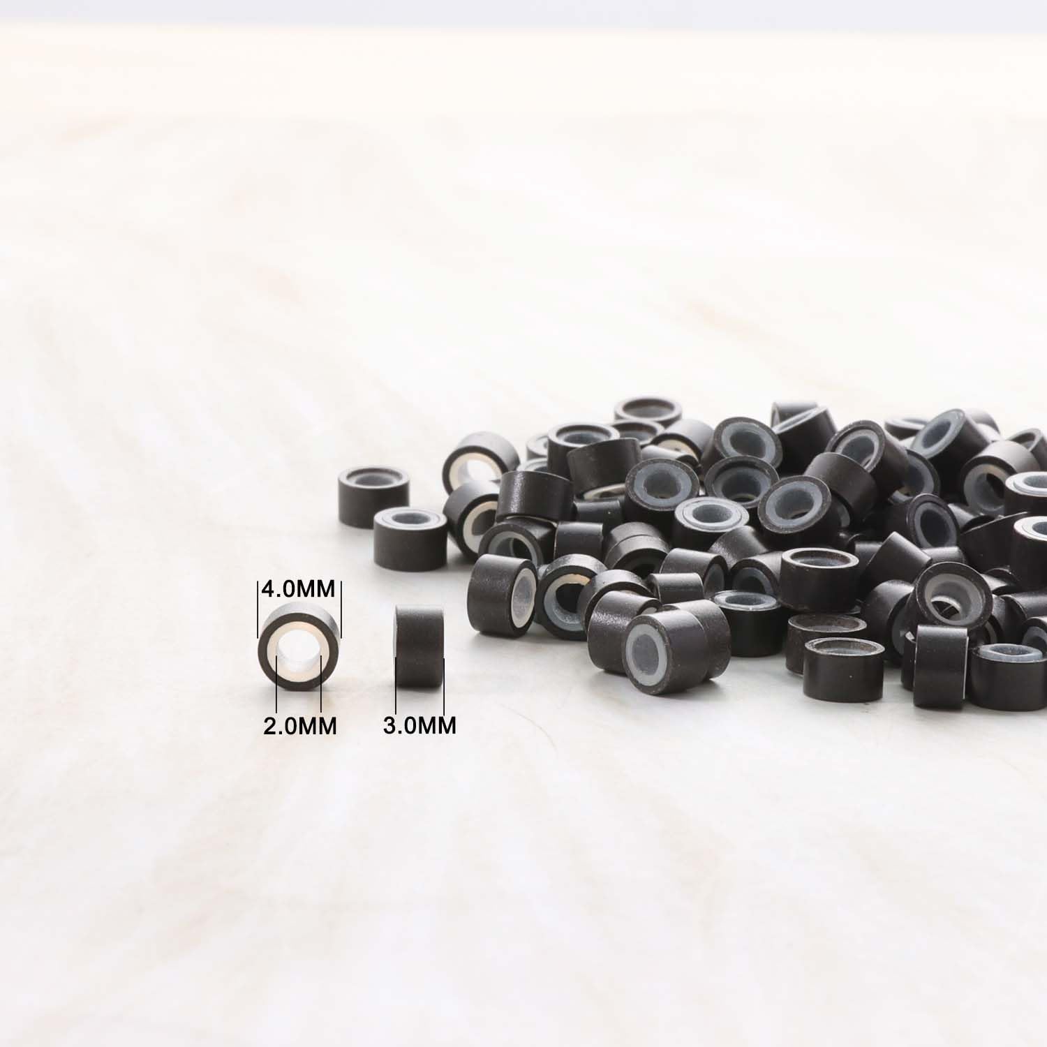 GOTDYA silicone-lined micro rings with soft lining for comfortable wear