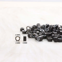 GOTDYA silicone-lined micro rings with soft lining for comfortable wear