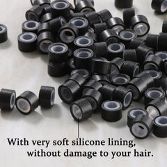 GOTDYA silicone-lined micro rings for comfortable, slip-resistant wear.