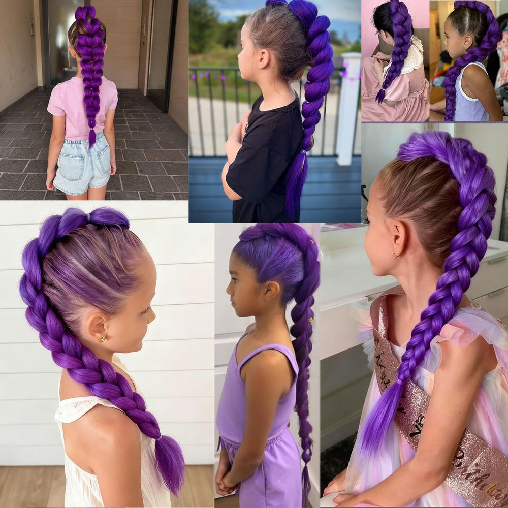 GOTEFERBE cosplay stage party braids ponytail ideal for anime conventions and costumes
