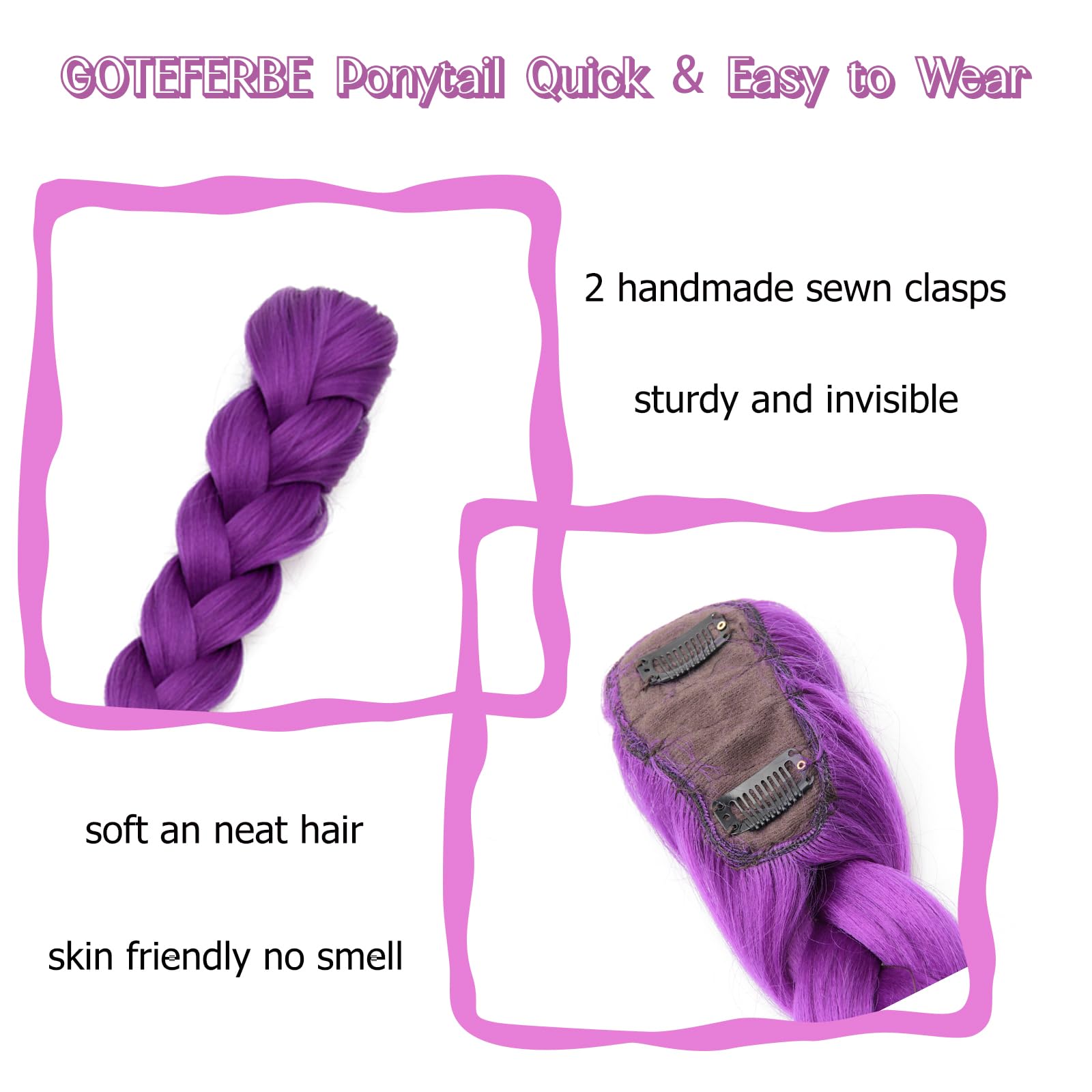 GOTEFERBE durable low-maintenance braids keep vibrant color with minimal upkeep