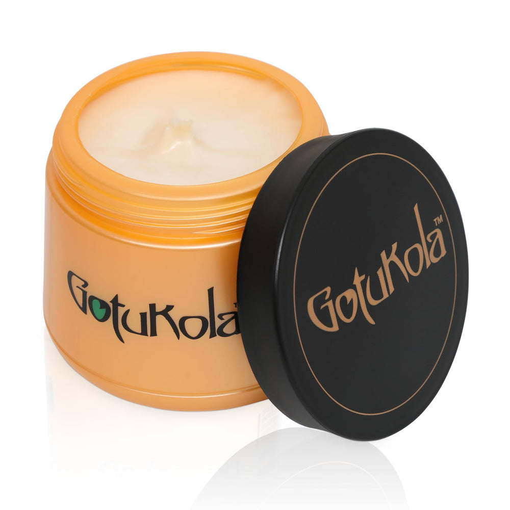 Gotukola Hair Mask shine on hair ends showcasing glossy, healthy-looking strands after use.