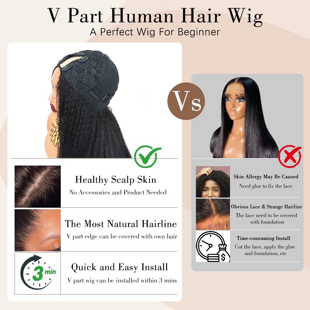 Goulus wearing look demonstrates versatile everyday styling with V-part wig.