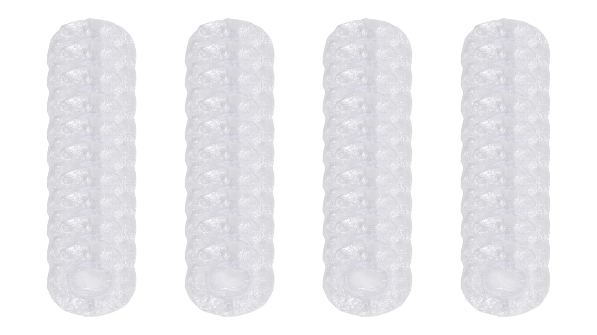 GOUWEIBA ear protectors packaging shows bulk pack for convenient shower and salon protection.