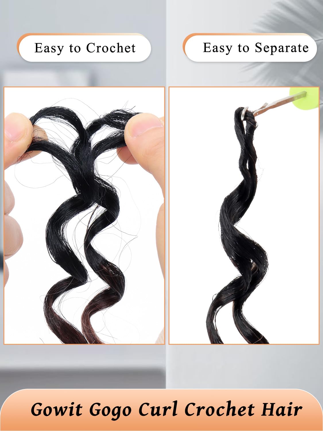 Gowit Gogo Curl care tips with satin scarf to reduce tangling.
