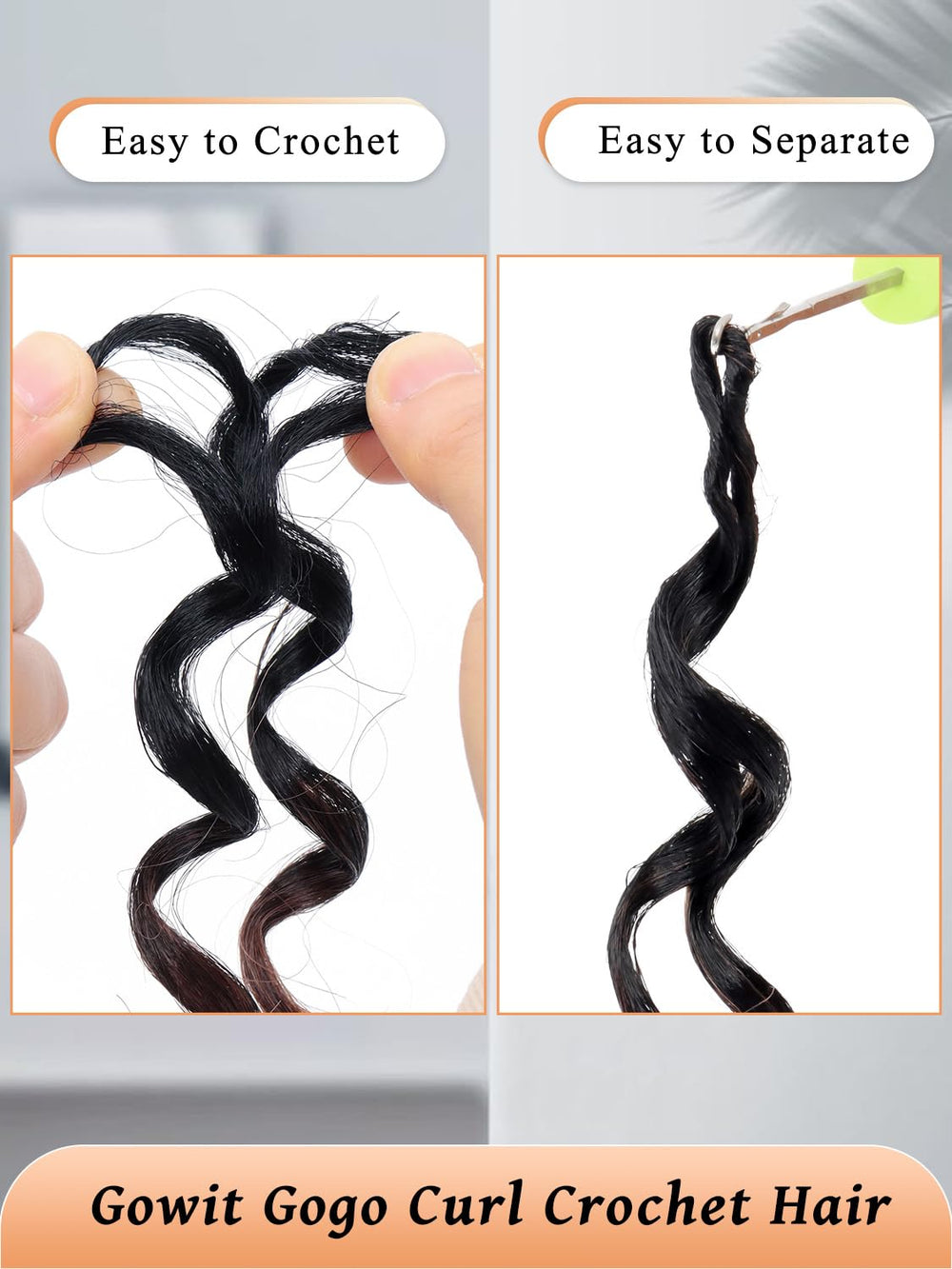Gowit Gogo Curl care tips with satin scarf to reduce tangling.