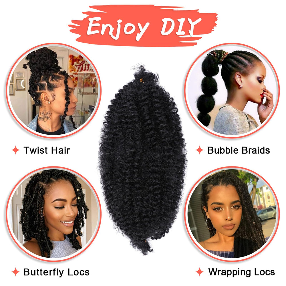GOWIT Marley Hair faux locs crochet styling details and natural texture.