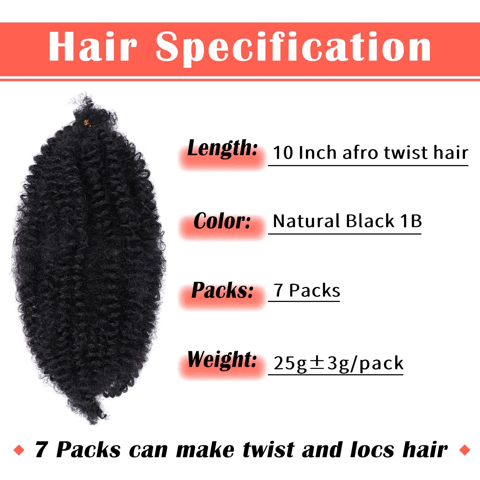 GOWIT Marley Hair pre-separated soft-touch for easy styling and reduced tangling.