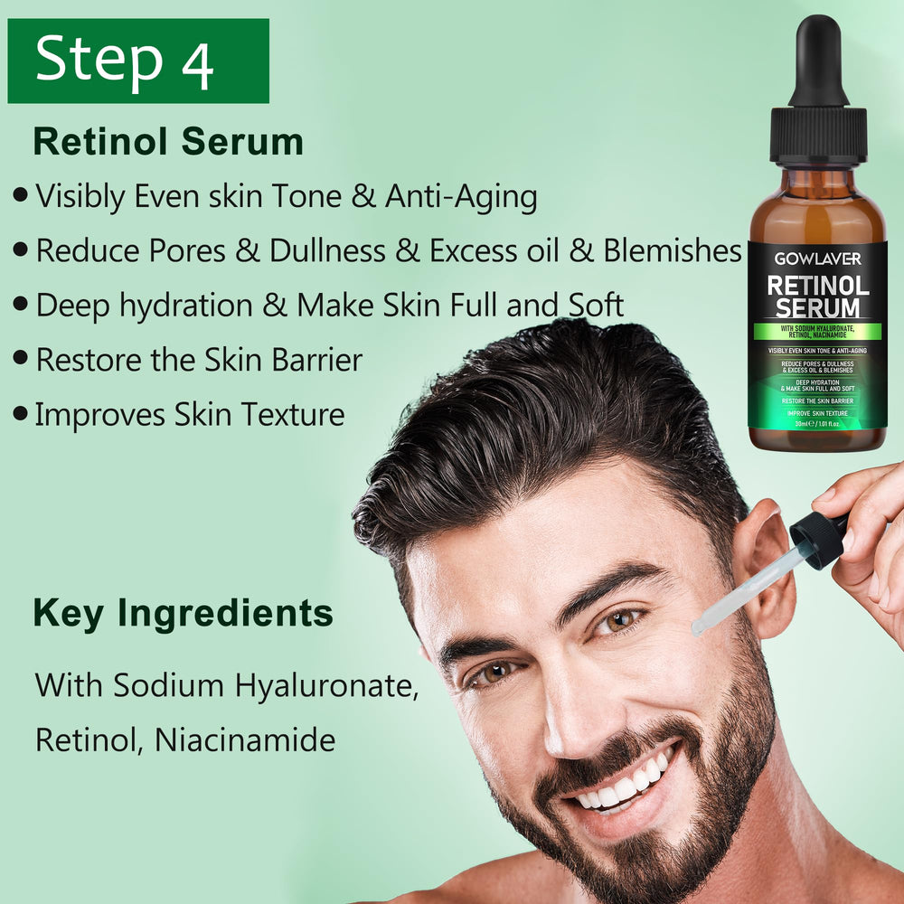 GOWLAVER retinol serum bottle emphasizing deep hydration and radiant potential.