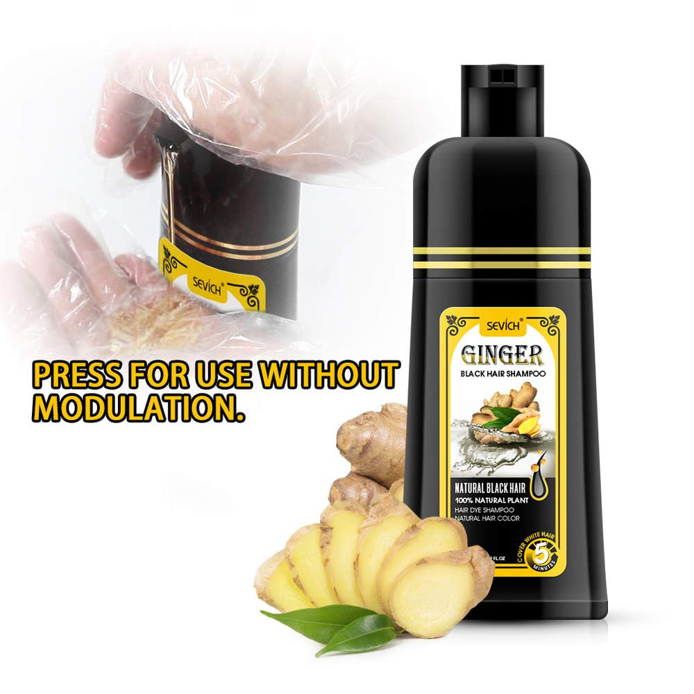 Gowwim Ginger Black Shampoo ingredients highlight herbal extracts and fragrance