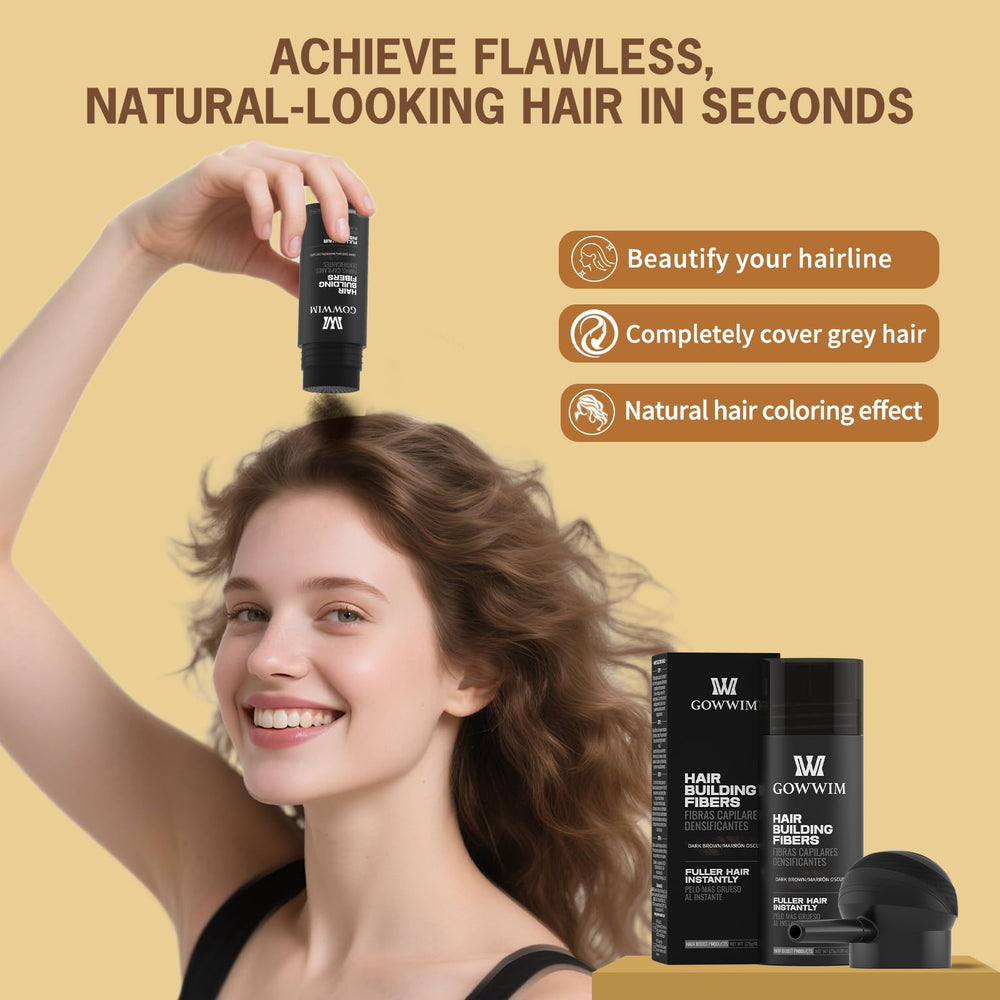 gowwim hair fibers portable-kit fits in a bag for on-the-go touch-ups.