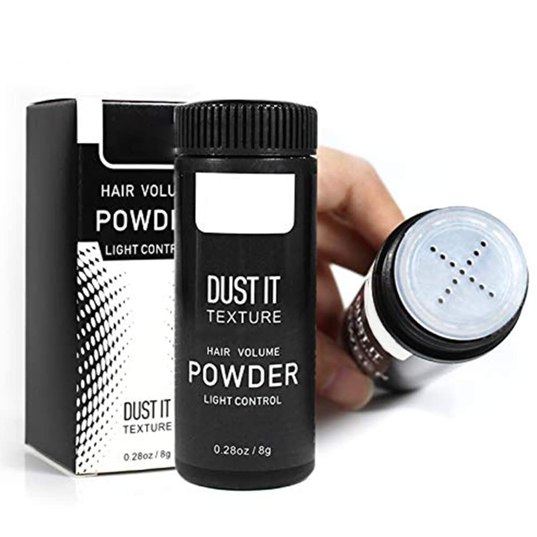 gowwim styling volume powder dry hair application shows easy root dusting for quick texture