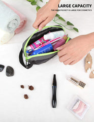 GOX dopp kit closeup zippers highlighting durable YKK reliability for daily use