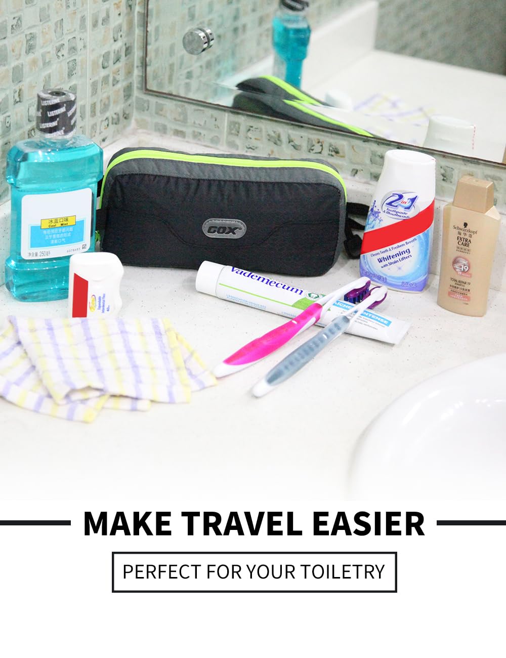 GOX ultra-light 70D ripstop material detail emphasizes portability for gym and travel