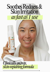 GPC panthenol foam spray after sun closeup for soothing hydration