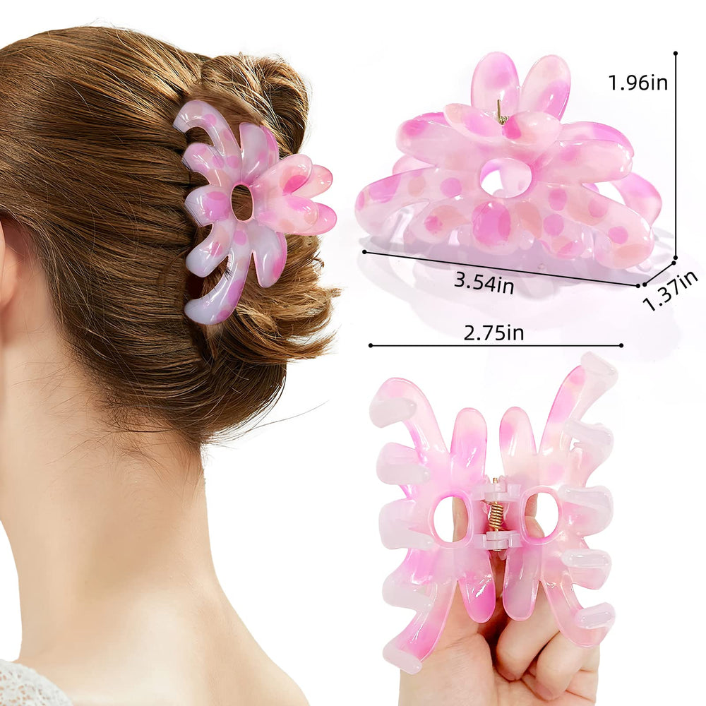 GQLV hair clip acrylic finish detail showing sturdy design and odor-free feel