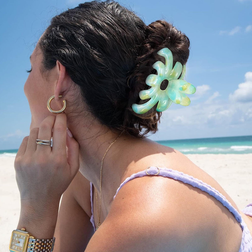GQLV hair clip colors bright neon to brighten outfits during daily styling