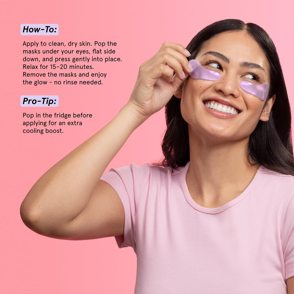 grace & stella ingredient label showing key actives like hyaluronic acid and peptides