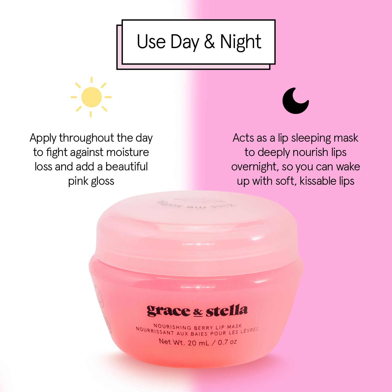 Grace & Stella beach bag lip balm keeps lips moisturized