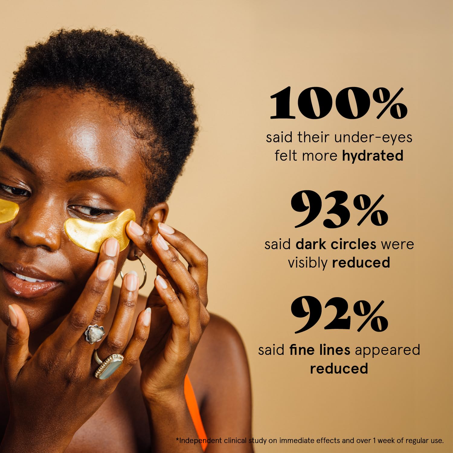 Grace & Stella gold eye patches deliver cooling depuffing for puffy eyes