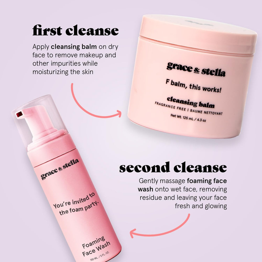 Grace & Stella gentle daily wash with clean ingredients for everyday use.