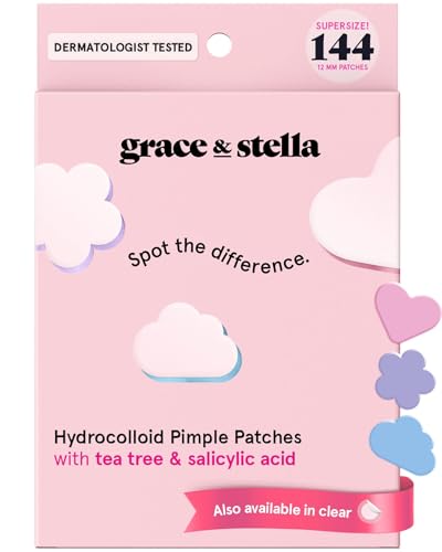 Grace & Stella pack-shot featuring 144-count patches for quick breakout care