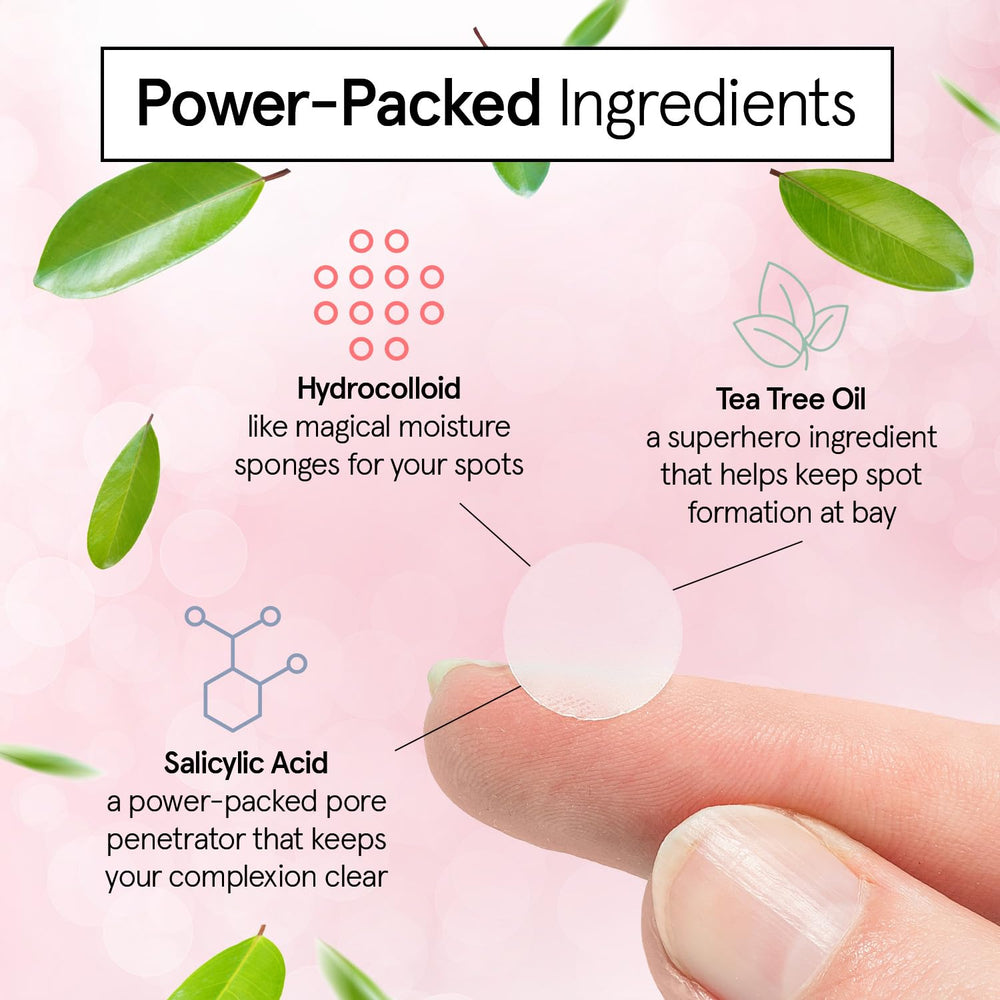 Grace & Stella formula includes tea tree oil and salicylic acid benefits.