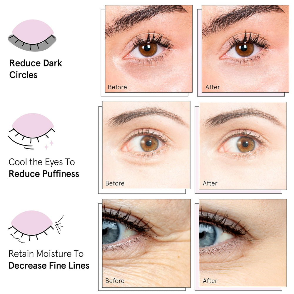 Grace & Stella blue under-eye masks soothe tired eyes and hydrate.
