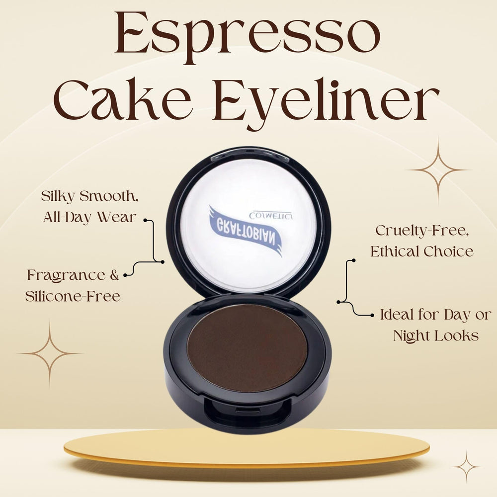 Graftobian Cake Eyeliner Starck White swatch for high-contrast highlight