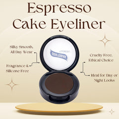 Graftobian Cake Eyeliner Starck White swatch for high-contrast highlight