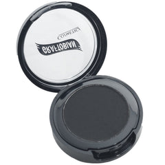 Graftobian Jet Black Cake Eyeliner compact close-up highlighting long-wear definition