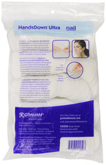 Graham Medical Hands Down Ultra Pad with poly tab for precise hairline cleaning and makeup application