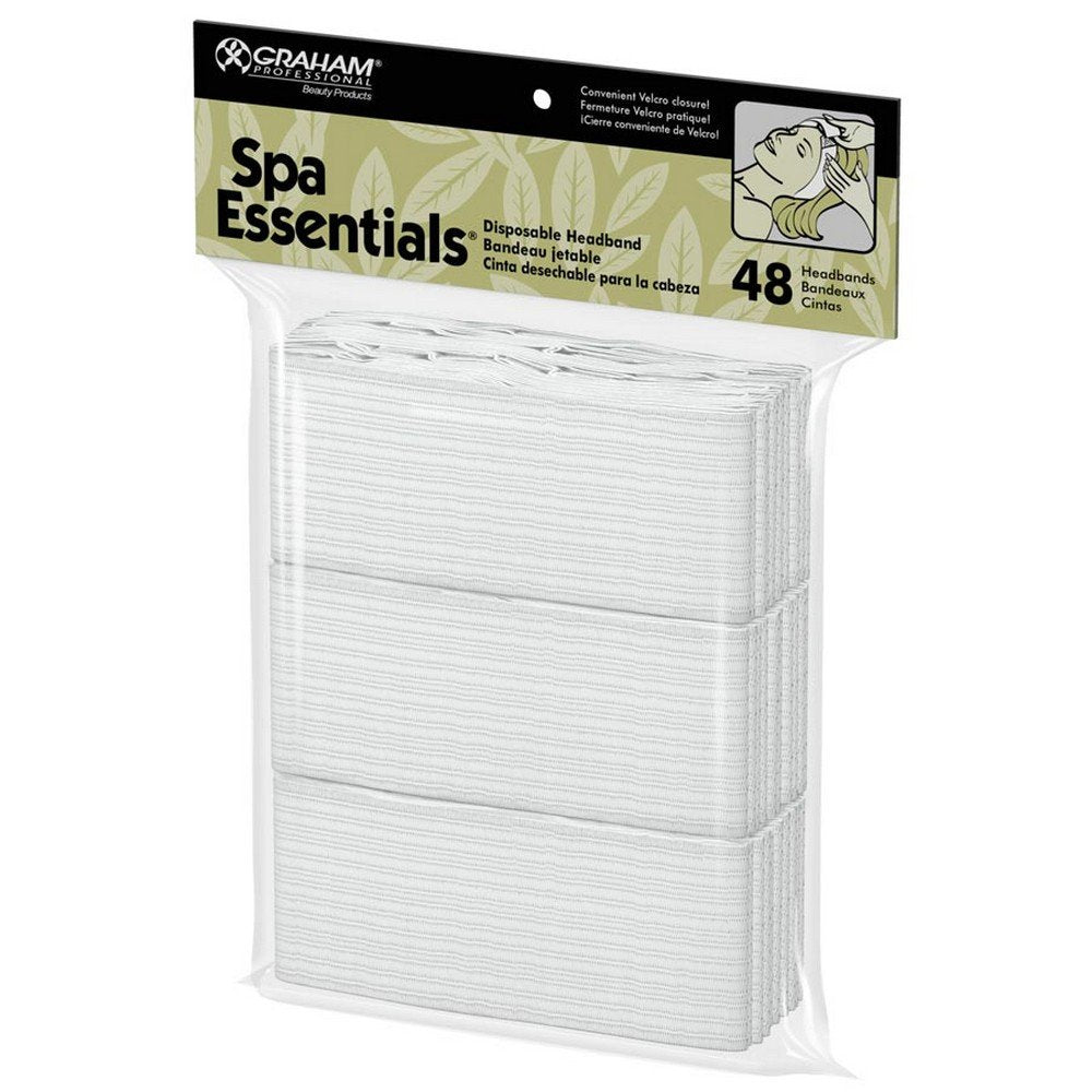 Graham Medical Spa Essentials headbands keep hair tidy during treatments