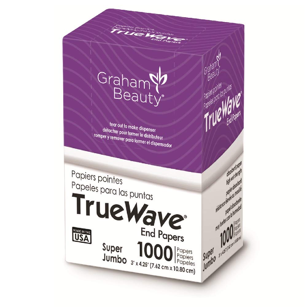 Graham Professional Beauty TrueWave end paper in self-dispensing box for easy access