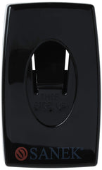 Graham Sanek Dispenser in use demonstrates fast-access neck strips