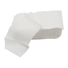 Graham Sanek Neck Strips shown on neck during service to absorb hair, moisture, and drips.