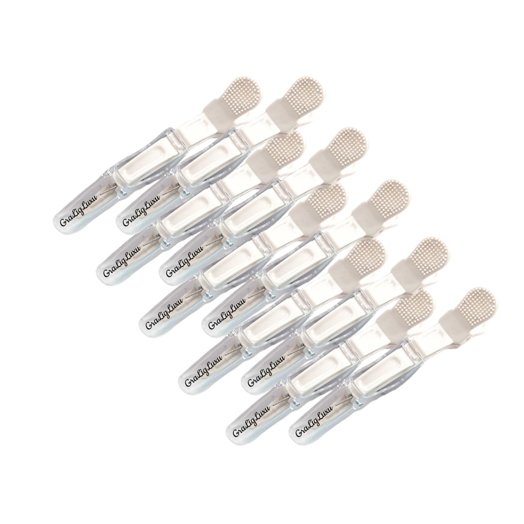 GraLigLuxu alligator clips close-up showing strong springs for secure hold