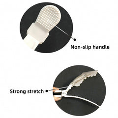 GraLigLuxu clips with non-slip grip prevent slipping while curling