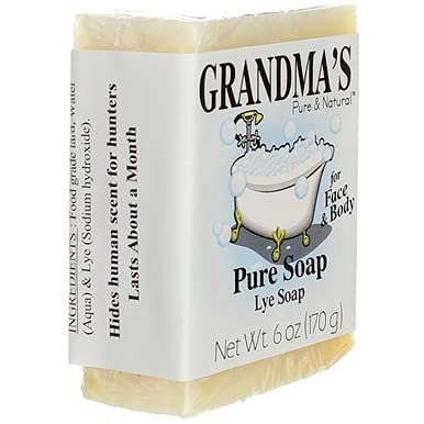Grandma's Pure Lye Soap Bar recyclable packaging supports eco-friendly choice