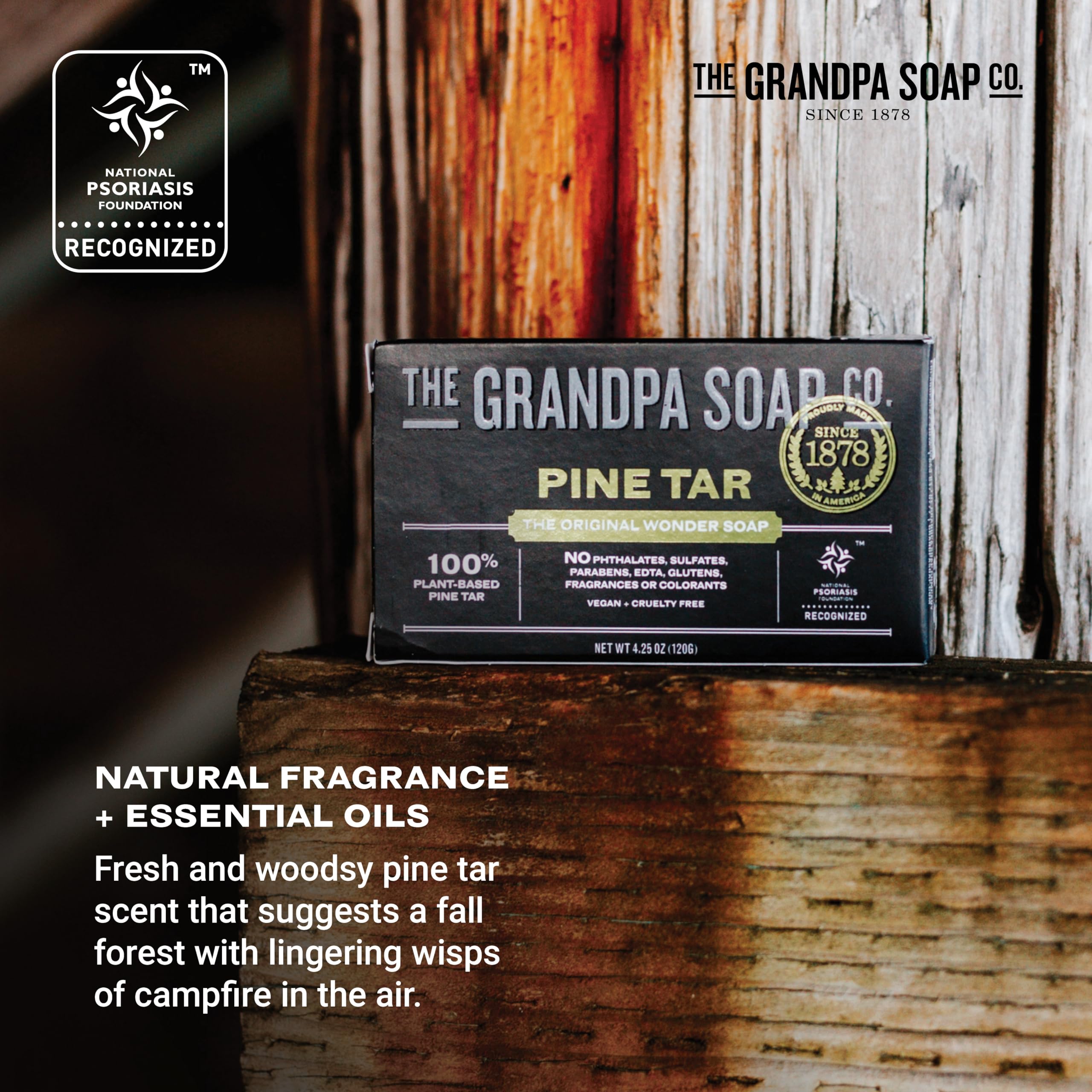 Hair-use note demonstrates 3-in-1 approach, nourishing scalp while cleansing.