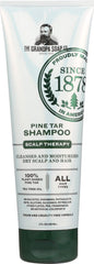 Grandpa's Pine Tar Shampoo bottle with label highlights everyday cleansing.