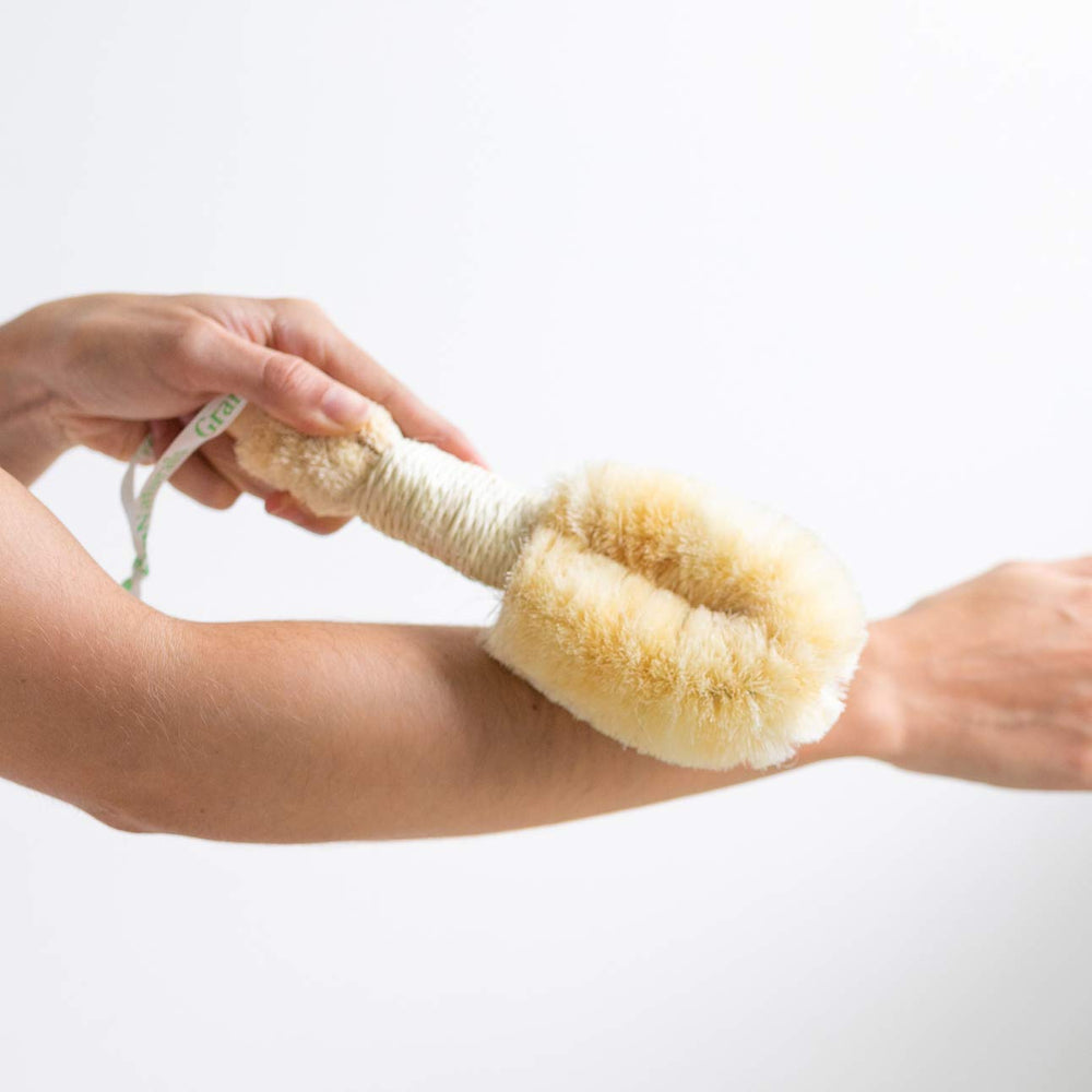 GranNaturals brushing supports lymphatic drainage as part of routine.