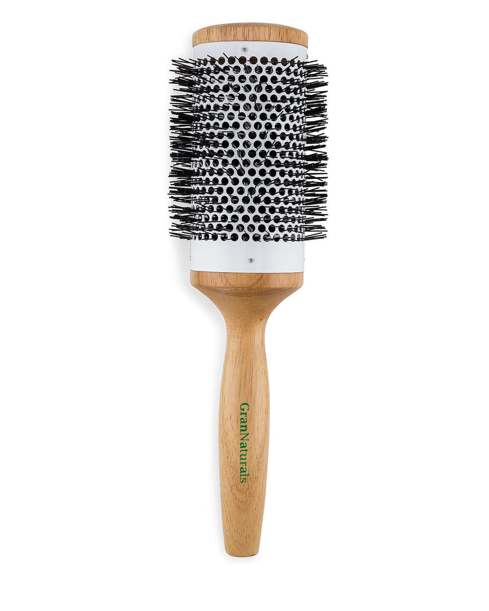 GranNaturals nylon bristles close-up for smooth detangling and glide.